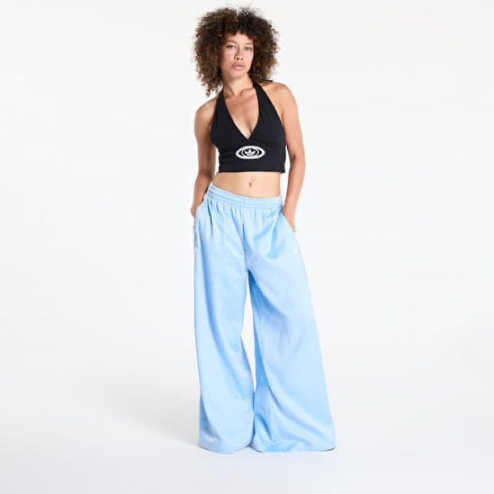 adidas Sky Blue Women's Wide-Leg Joggers